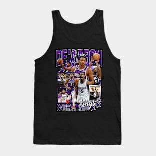 Vintage De Aaron Fox Basketball Retro Tank Top